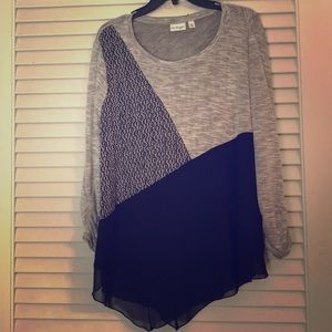 Long sleeve blouse